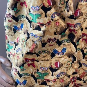 Vintage teddy bear vest